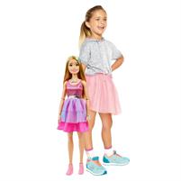 Barbie Large 71Cm Doll Vestito Rosa HJY02