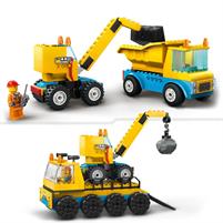 Lego City Camion Cantiere con Gru e Palla Demolizione 60391