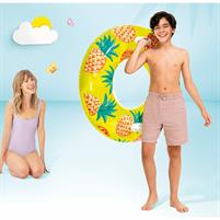 Gonfiabile Ciambella Tropicale con Maniglie 107Cm 56261