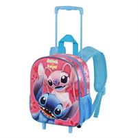 Zaino Lilo e Stitch 3D Ruote Piccole 04789