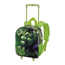 Zaino Hulk Superhuman 3D Ruote Picc. 06541
