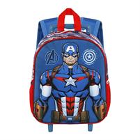 Zaino Captain America 3D Ruote Picc. 06921