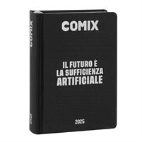 Agenda 16M Mini Comix Black & Silver 72443BS