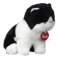 Trudi Peluche Gattino Brad bianco/nero 21040