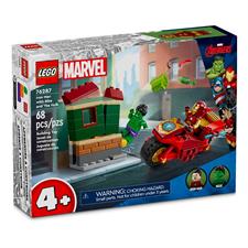 Lego Super Heroes Marvel Iron Man con Moto e Hulk 76287