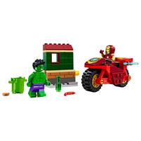 Lego Super Heroes Marvel Iron Man con Moto e Hulk 76287