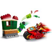 Lego Super Heroes Marvel Iron Man con Moto e Hulk 76287