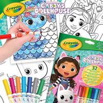 Crayola Album Coloring Gabby Doll's House 047024