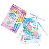 Crayola 20 Pennarelli Superpunta Lavabili Pastello 587517