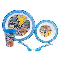 Pokemon Piatti Set 5pz con Bicchiere ST08010