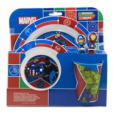 Avengers Piatti Set 5pz con Bicchiere ST74150 ST74115