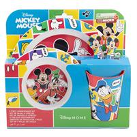 Mickey Piatti Set 5pz con Bicchiere ST74350