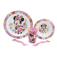 Minnie Piatti Set 5pz con Bicchiere ST74450