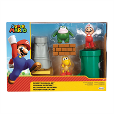 Super Mario Set Diorama 3 Personaggi e Acc. 406174