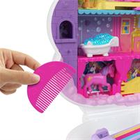 Polly Pocket Salone di Bellezza Unicorno Arcobaleno HYD97